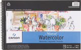 Canson Artist Series Montval Watercolor Paper Wirebound Pad 10x15 inches 12 Sheets 140lb 300g Artist Paper For Adults And Students Watercolors Mixed Media Markers And Art Journaling
