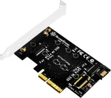 SilverStone Technology Dual M2 To PCI E X4 And SATA 6G Adapter Card ECM20