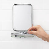 OXO Good Grips Fogless Shower Mirror, Chrome, 6.8