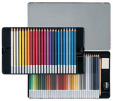 STABILO 14606 Carbothello Chalk Pastel Coloured Pencils Metal Box Pack Of 60