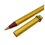 Cartier Vendome Trinity Oval Gold Plated Ballpoint Pen