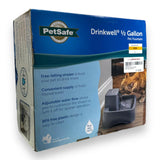 PetSafe Drinkwell Cat Water Fountain - Automatic Dog Water Bowl - Great for Multiple Pets - Pump and Water Filter Included - Dishwasher Safe - Easy Clean Pet Dish - Water Dispenser - 1/2 Gallon/64 oz