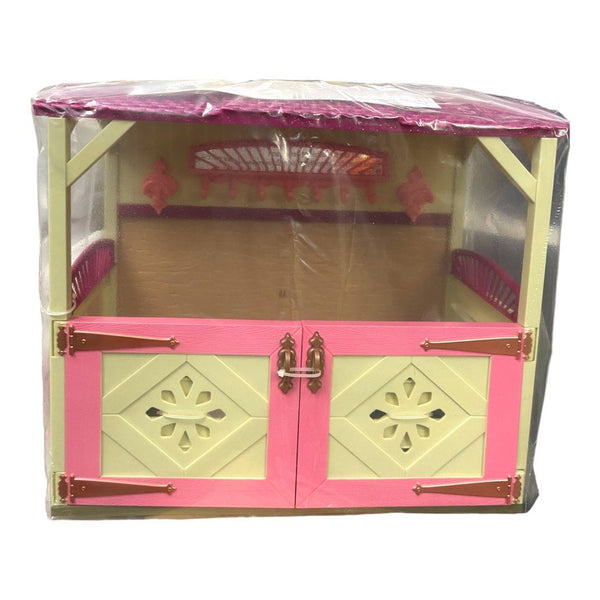 Glitter Store Horse Stable PlaysetPlayset for 14inch Dolls & Toy Hor