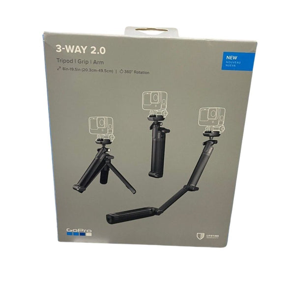 GoPro - gopro 3way 未開封 Amazon.com : GoPro 3-Way 2.0 (GoPro Official Mount), Black
