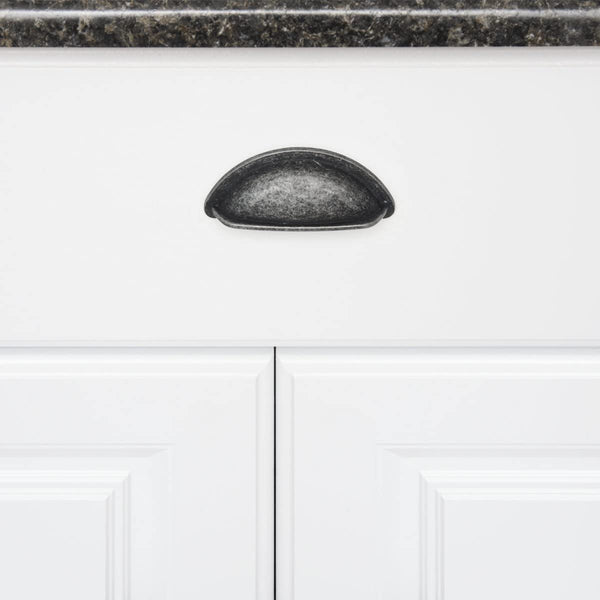 AmazonBasics Wide Bin Cup Drawer Pull 3.69in Length 10Pack Cash