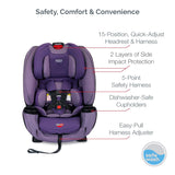 Britax One4Life ClickTight AllinOne Car Seat 5 To 120 Pounds SafeWash Fabric Plum