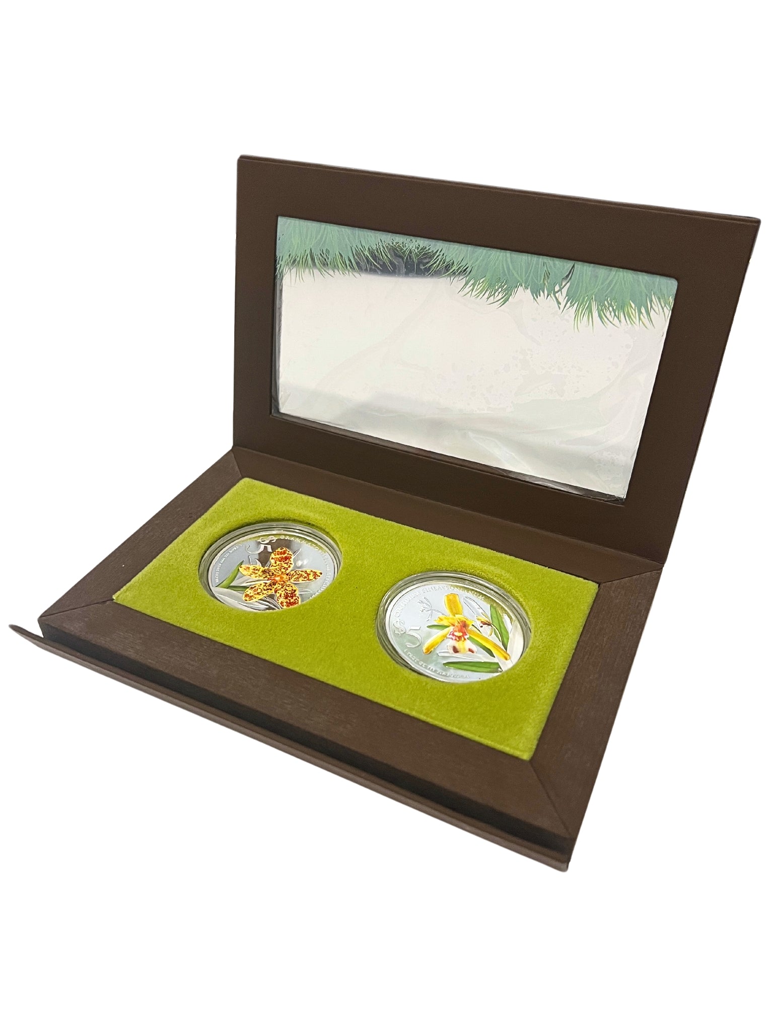 2011 Native Orchid Of Singapore Coin Set