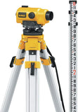 DEWALT DW096PK 26X Automatic Optical Level Kit With Tripod Rod And Carrying Case