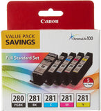 Canon 2075C006 PGI280 CLI281 5 Color Ink Pack Multi