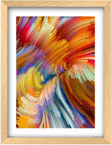 Poster Hub Brushstrokes Swirl Art Decor