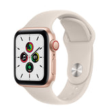 Apple Watch SE 40mm Gold Aluminum Case With Starlight Sport Band 1st Gen GPS And Cellular