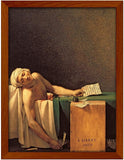Poster Hub The Death of Marat by Jacques-Louis David Famous Painting Art Decor