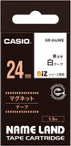 Casio XR24JWE Magnetic Label Printer Tape Black on White