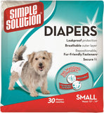 Simple Solution Disposable Dog Diaper 30pk Small