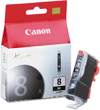 Canon CLI8BK Original Black Photo Standard Yield Ink Cartridge 0620B003AA