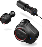 JVC XX True Wireless Earbuds Bluetooth Connectivity Extreme Deep Bass Ports Tough Housing Protection and Durable Body Bass Boost Voice Assistant Compatible Up to 3+9 Hours Battery Life HAXC70BTR
