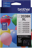 Brother Genuine High Yield Black Ink Cartridge LC203BK Replacement Black Ink