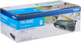 Brother TN359C ASA Original Toner Cartridge Compatible With HL MFC Series 6000 Pages Cyan