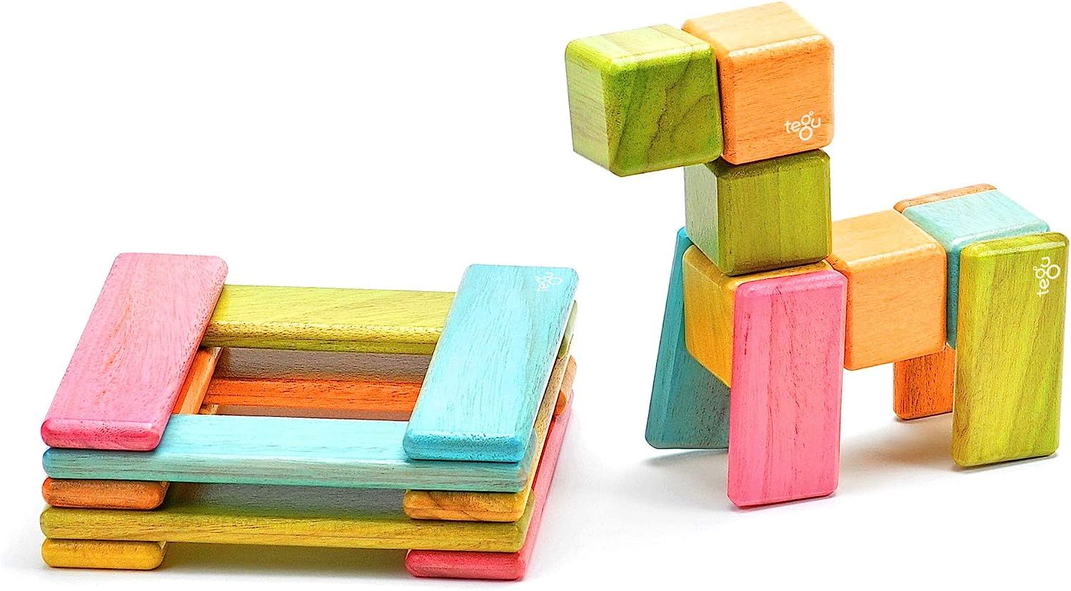 Tegu 26 Piece Tegu Discovery Magnetic Wooden Block Set