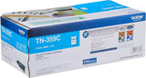 Brother TN359C ASA Original Toner Cartridge Compatible With HL MFC Series 6000 Pages Cyan