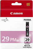 Canon PGI29PM Original Magenta Photo Standard Yield Ink Cartridge Works With PRO1 4877B003AA