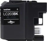 Brother Genuine High Yield Black Ink Cartridge LC203BK Replacement Black Ink