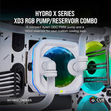 Corsair Hydro X Series XD3 RGB PumpReservoir Combo White