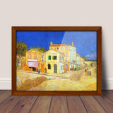 Poster Hub The Yellow House By Vincent Van Famous Painting Art Decor