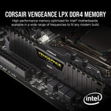 Corsair Vengeance LPX CMK16GX4M2B3200C16 Computer RAM 2X8GB DDR4