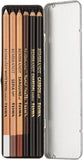 Lyra L_2041060 Rembrandt Colour And Black Sketching Pencil 6pc Set In Metal Box