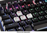 CORSAIR Gaming Performance FPS MOBA Keycap Kit For Mechanical Keyboards WithKey Puller White