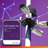 Western Digital WD8001PURP Purple Pro Surveillance 3.5in SATA HDD 256MB Cache 8TB
