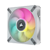 CORSAIR ML120 RGB Elite 120mm Magnetic Levitation RGB Fan With AirGuide Single Pack White Frame