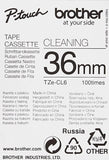 Brother TZeCL6 Printhead Cleaning Tape Cassette 36mm Black On White