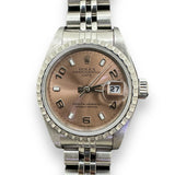 Rolex Date 79240 Salmon Dial Automatic Lady's Watch