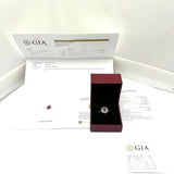 PT900 Ruby=1.00CT Diamond=0.71Ct Ring with Cert (Heated)