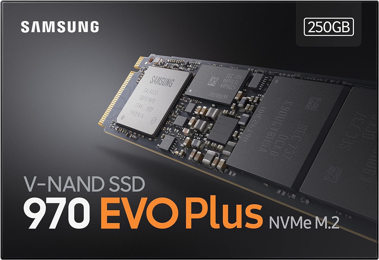 Samsung 970 EVO Plus Series 250GB Pci Express x4 NVMe M2 Internal SSD MZV7S250BAM