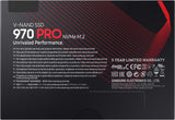 Samsung MZ-V7P512BW 970 PRO 512GB - NVMe PCIe M.2 SSD BlackRed 512 GB