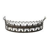 Creative Co-op Elegant Metal Curtain Crown