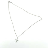 PT900/850 Cross Diamond=0.30ct Necklace (2.7gm) L: 40cm