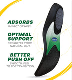 Dr Scholls Performance Sized To Fit Running Insoles For Men 9.5 To 10 And Women 10.5 To 11