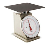 Winco SCAL-9100 100-Pound/45.45kg Scale with 9-Inch Dial White, Steel Medium