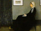 Poster Hub Whistlers Mother By James Whistler Famous Painting Art Decor