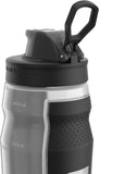 Under Armour 32oz Playmaker Squeeze Water Bottle, Sanitary Cap Cover, High Flow Push/Pull Nozzle, Non-Slip Grip, Finger Loop Carry, Fits Bike Holder,...