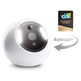 360° Amaryllo 1080p PTZ Wireless Security Camera with Night Vision, 256-bit Military Grade Encryption, 2-Way Audio, Unlimited Cloud Storage Support, Motion Detection, Human Voice Greeting-Apollo