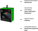Razer Doubleshot PBT Keycap Upgrade Set for Mechanical & Optical Keyboards: Compatible with Standard 104/105 US - Classic Black