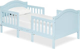 Dream On Me Portland 3 In 1 Convertible Toddler Bed in Sky Blue, Greenguard Gold Certified, JPMA Certified, Low To Floor Design, Non-Toxic Finish, Pinewood