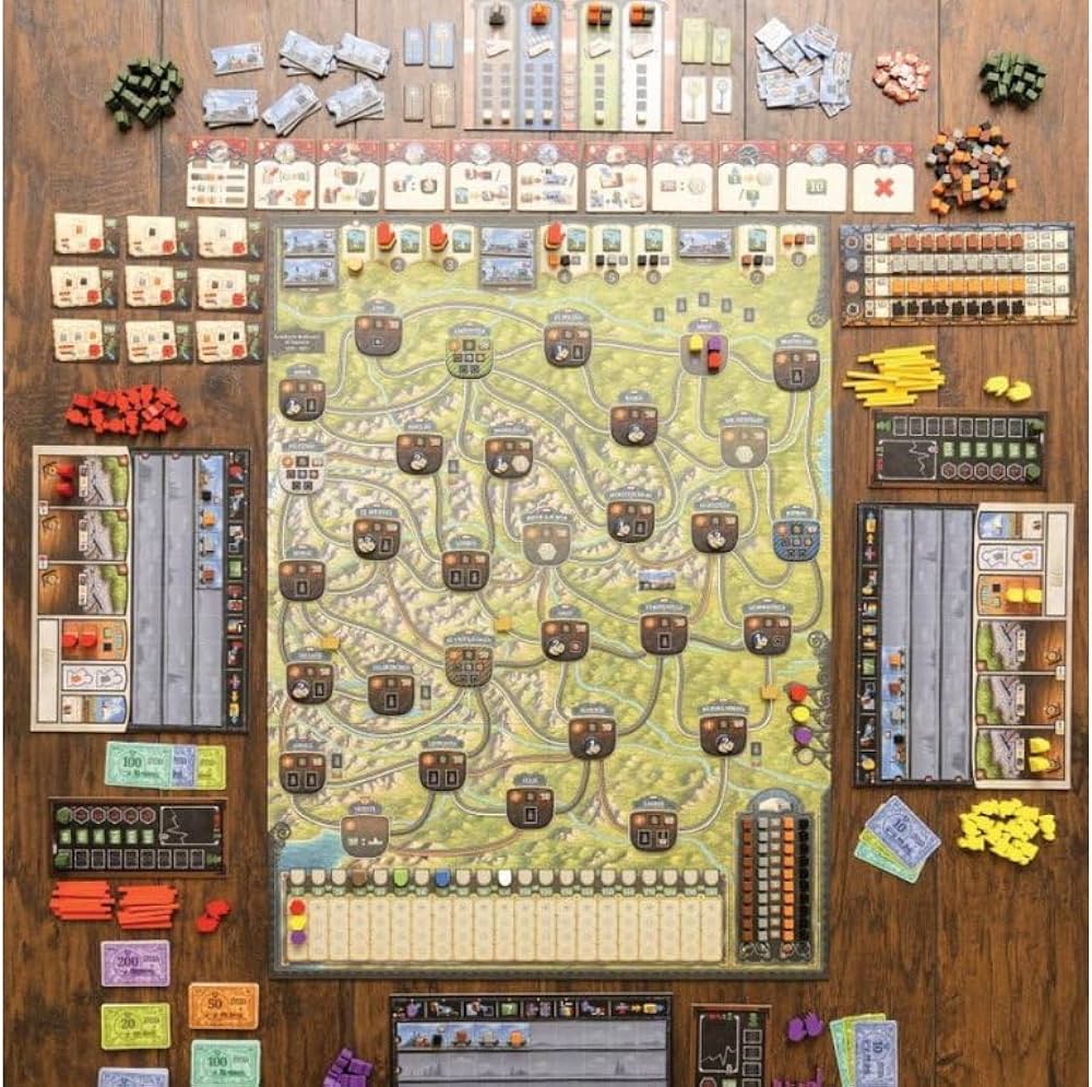 Capstone Games Imperial Steam Board Game,Multicolor