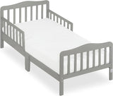 Dream On Me Classic Design Toddler Bed in Cool Grey