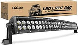 Nilight - 71013C-A 32" 180W Spot Flood Combo High Power LED Driving Lamp LED Light Bar